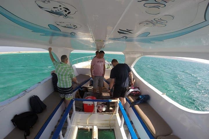 Hurghada Glass-Bottom Boat Tour with Snorkeling and Drinks on the Red Sea photo 2
