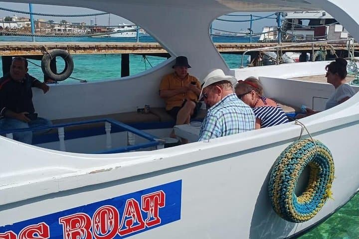Hurghada Glass-Bottom Boat Tour with Snorkeling and Drinks on the Red Sea photo 3