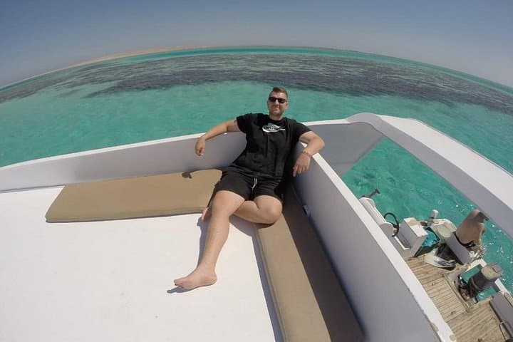 Hurghada Glass-Bottom Boat Tour with Snorkeling and Drinks on the Red Sea photo 1