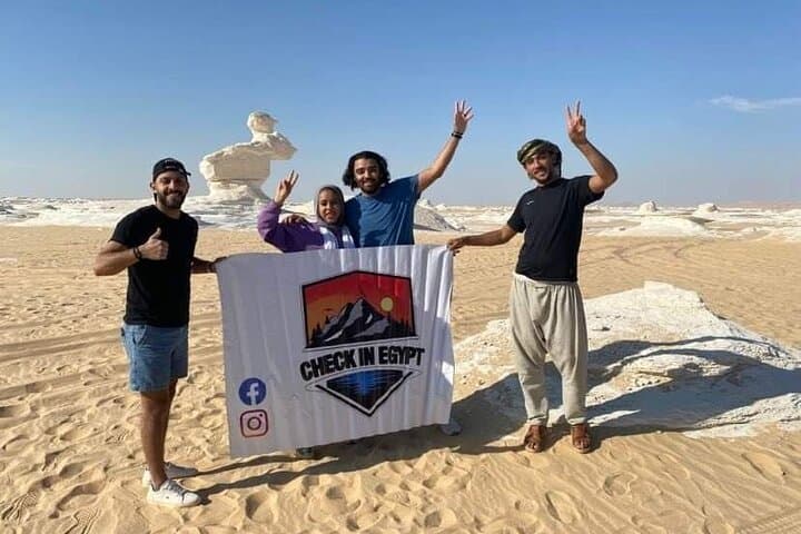 White Desert Overnight: 2-Day Private Camping Safari from Cairo