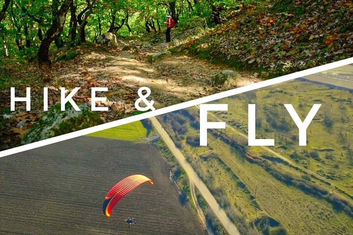 Hike and Powered Paratrike Flight Over Meteora’s Rock Forest