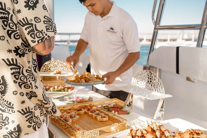 Dubai Night Yacht Party: 2-Hour Marina Cruise with Canapés & Drinks photo 3