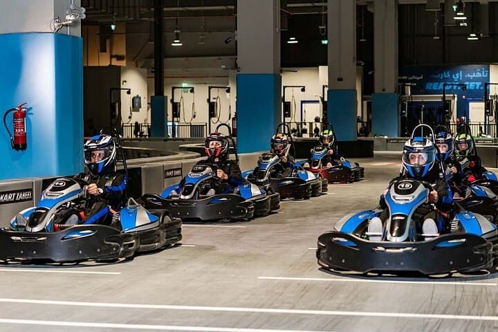 Rooftop Go-Kart Racing at EKart Zabeel Dubai photo 3