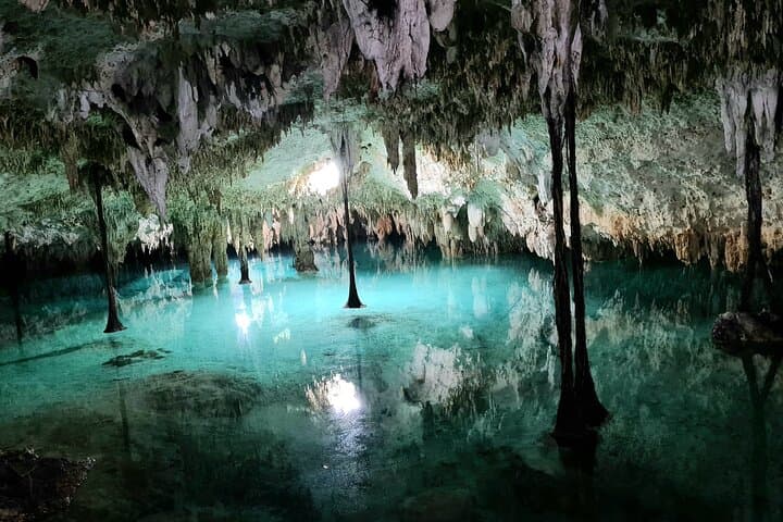 Explore Sac Actun: Private Cenote Tour & Snorkel the World's Longest Underground River photo 2