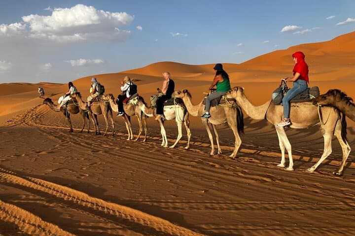 3-Day Merzouga Erg Chebbi Desert Tour: Camel Trek, Bedouin Camp & Atlas Passes