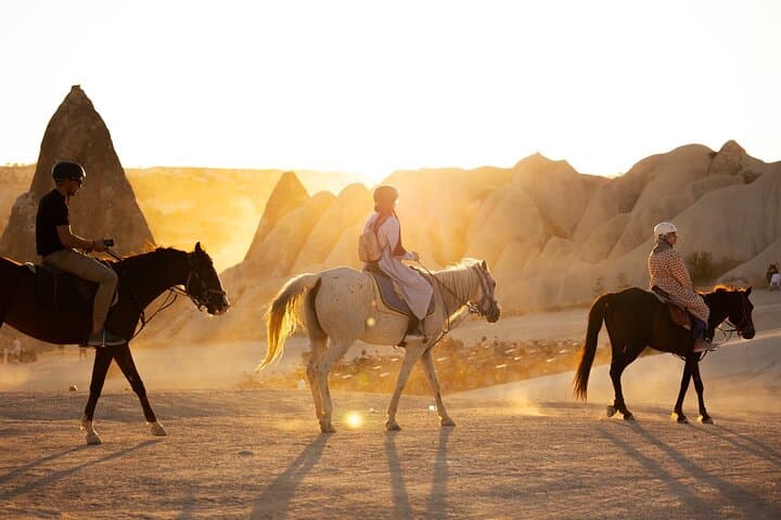 Cappadocia Sunset Horseback Ride Through Valleys (Cavusin & Rose Valley) photo 4