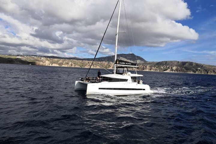 Santorini Caldera Panorama Sunset Cruise — All‑Inclusive Winter Sailing to Hot Springs & Thirassia photo 4