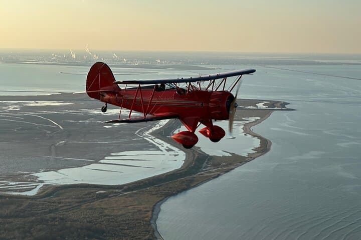 West End Biplane Ride — Open-Cockpit Waco Over San Luis Pass photo 3