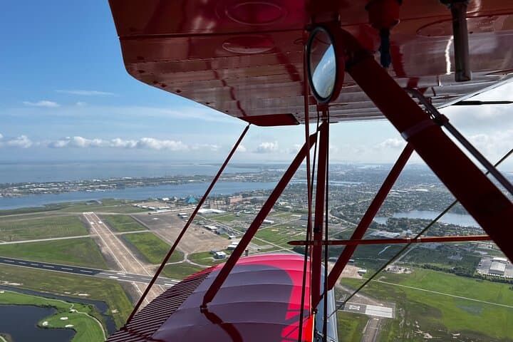 Open-Cockpit Biplane Tour Over Galveston & Bolivar Peninsula photo 6