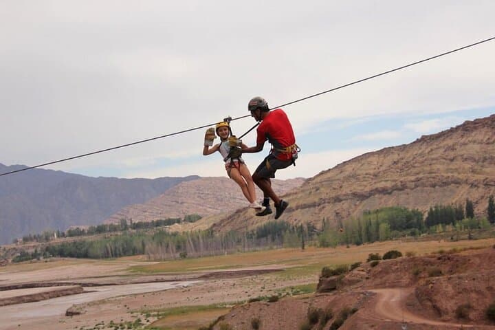 Potrerillos Zipline: Fly Between the Mountains over the Mendoza River