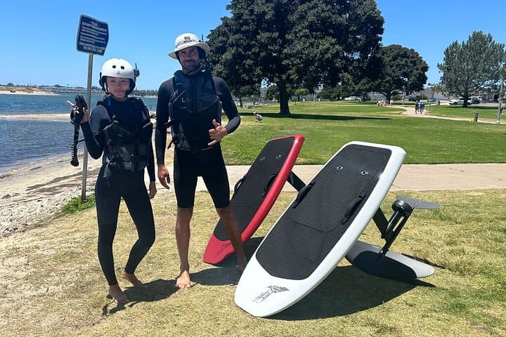 Mission Bay eFoil Experience: 2-Hour LIFT eFoil Lesson with Video Package
