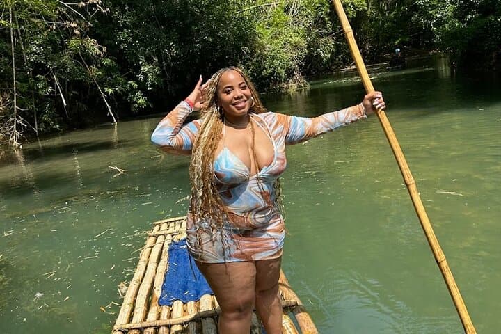 Montego Bay Rafting & Limestone Massage on the Lethe — River Party Shuttle Included photo 2