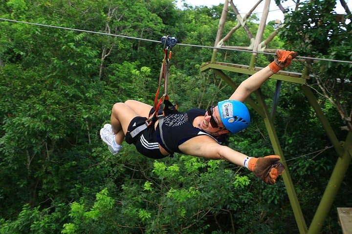 Cancun Jungle Adventure: ATVs, Zipline & Cenote Swim near Puerto Morelos photo 4