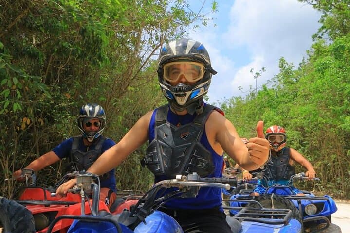 Cancun Jungle Adventure: ATVs, Zipline & Cenote Swim near Puerto Morelos photo 1