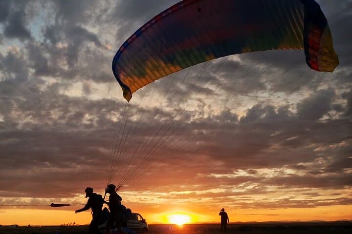 Tandem Paragliding Over Reykjavik Lava Fields — Blue Mountains Tandem Flight photo 6