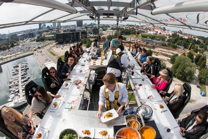 Dinner in the Sky Dubai: 50m Aerial Dining Over Palm & Marina photo 2