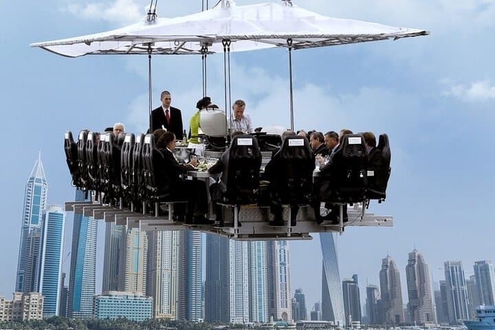 Dinner in the Sky Dubai: 50m Aerial Dining Over Palm & Marina photo 6