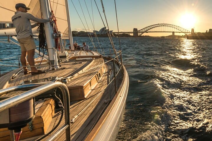 Sydney Harbour Hands-On Sailing Experience on a 61ft Classic Yacht from Manly photo 4