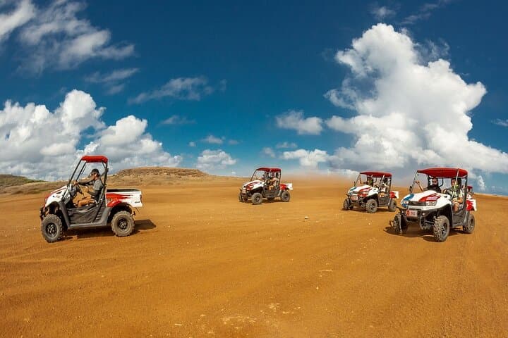 Off-Road Aruba: 2‑Seater UTV Island Tour to North Coast Ruins and Cave Pools