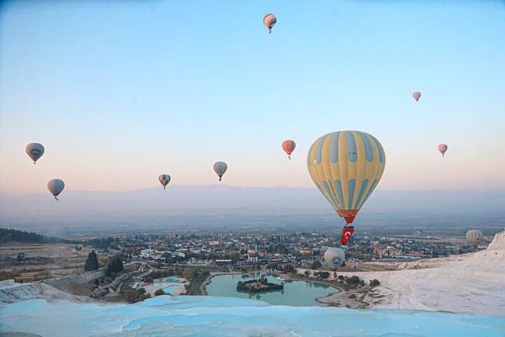 Dawn Balloon Flight Over Pamukkale's White Terraces photo 4
