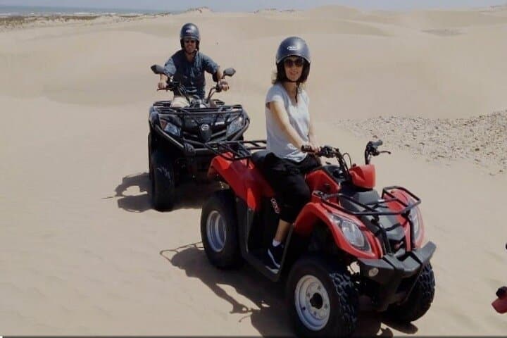 Agadir Desert Combo: 2-Hour Quad Biking and Sunset Camel Ride with Berber Barbecue