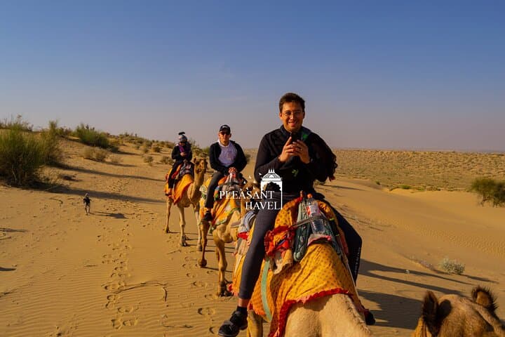 Jaisalmer Sunrise Camel Safari with Dunes Breakfast — Early-Morning Thar Desert Tour photo 1