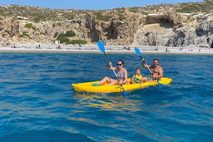 Stand-Up Paddle & Sea Cave Tour — SUP Around Rhodes' Coastal Caves photo 3