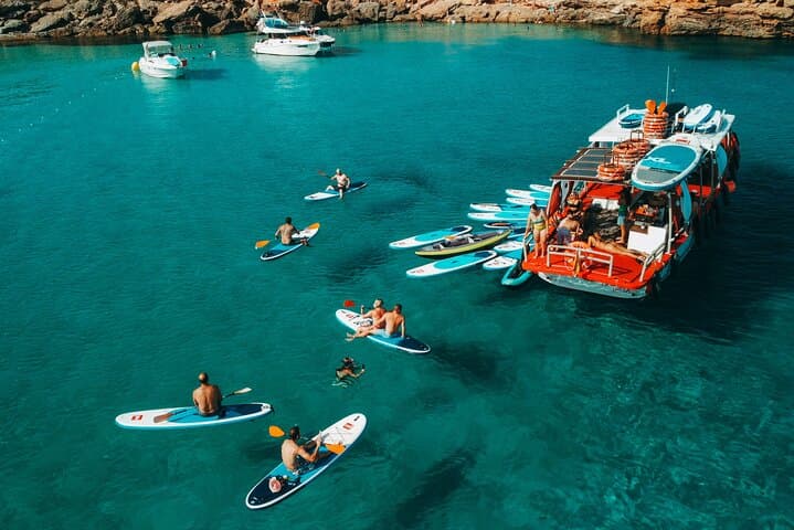 Ibiza Sunset Boat Excursion: Snorkel, Paddle & Sip Off San Antonio photo 2