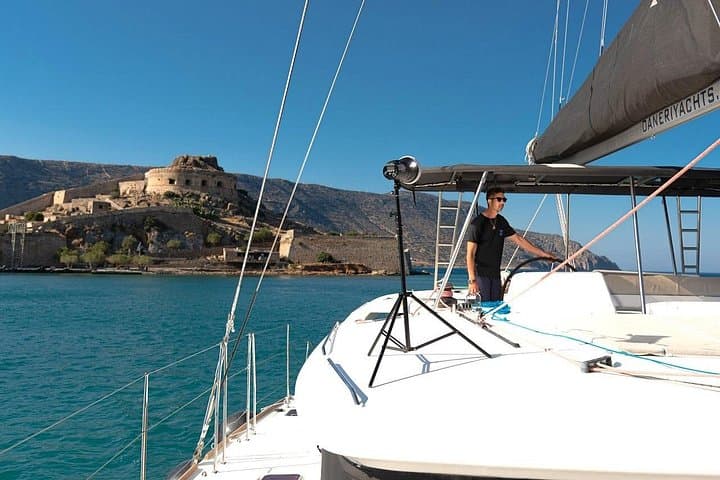 Private Agios Nikolaos Catamaran Cruise to Spinalonga & Mirabello Bay (Meal & Drinks) photo 4