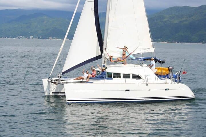 Private Puerto Vallarta Catamaran: 4-Hour Sunset Sail for Groups