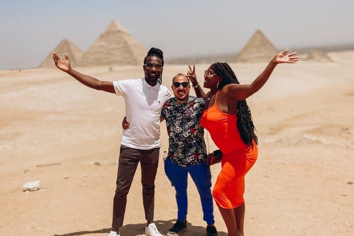 Giza Pyramids Private Tour: Camel Ride, Inside Pyramid & Felucca Lunch photo 6