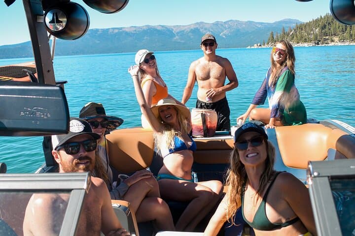 Experience Lake Tahoe Like Never Before: Private Wakesurf and Wakeboard Boat Charter photo 4