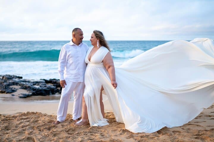 Capture Love's First Light in a Hawaiian Drone Photoshoot photo 2