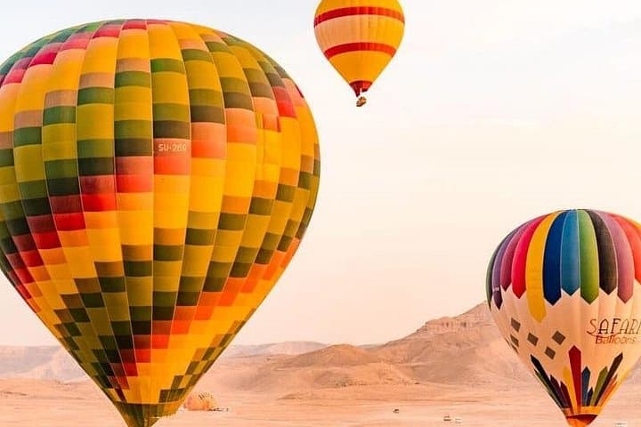 Sunrise Hot Air Balloon Over Luxor: VIP Sunrise Flight Above Ancient Thebes photo 1