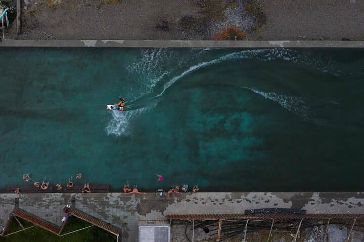 Geothermal Wakeboarding at Reykjanes Hot Springs — Winter Wakeboard & Waterski Near Reykjavik photo 1