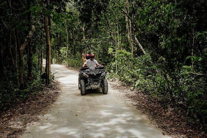 Double-ATV Adventure in Cozumel & Cenote Jade — Snorkel, Tequila & El Cedral