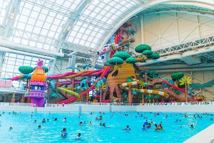 American Dream One-Day Pass: DreamWorks Water Park, Blacklight Mini Golf, Mirror Maze & TiLT Museum