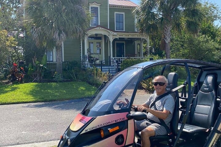 Guided Arcimoto FUV Tour on Amelia Island — Electric Sightseeing in Fernandina Beach