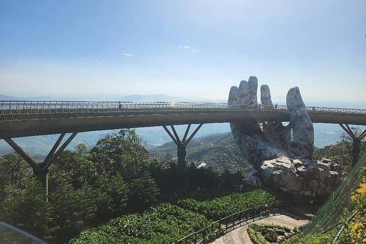 Ba Na Hills Golden Bridge, Marble Mountain & Lady Buddha Day Tour from Da Nang photo 1