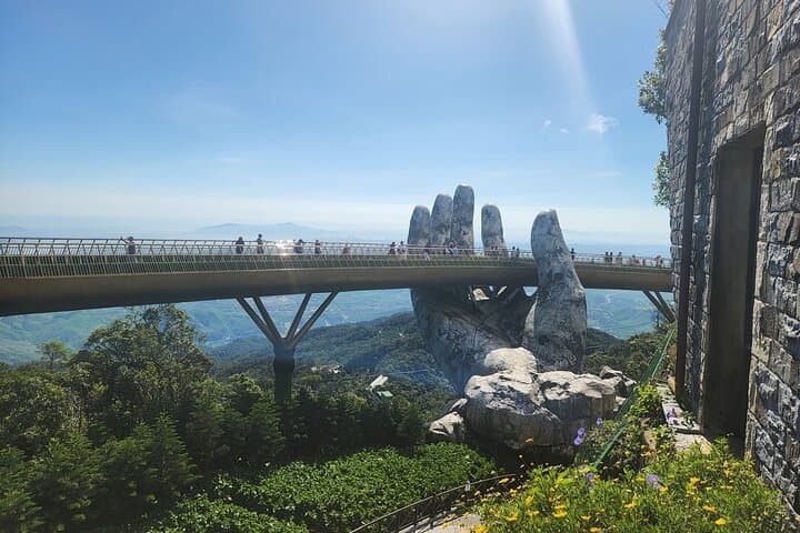 Sunset Golden Bridge Private Tour: Ba Na Hills Cable Car & French Village Experience photo 2