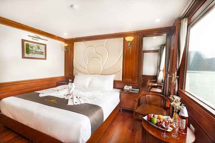 Lan Ha Bay 2-Day Luxury Cruise: Kayak Dark & Bright Cave and Overnight on a Classic Junk photo 2