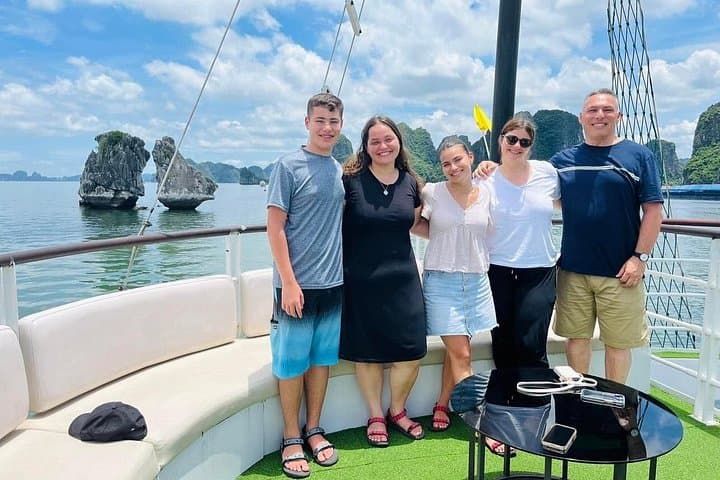 Halong Bay Light Cruise: Full-Day Small-Group Tour to Surprise Cave & Titov Island photo 2
