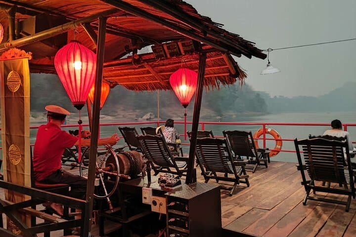 Sunset Cruise on the Mekong in Luang Prabang: Solar-Powered Evening Boat Tour