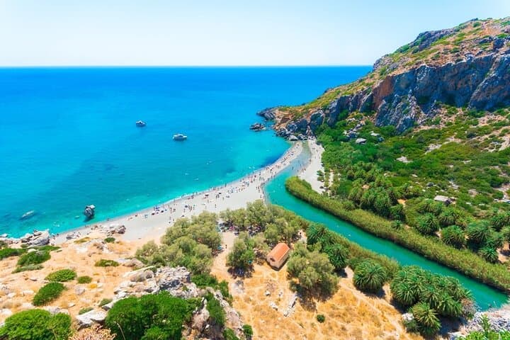 Preveli Palm Beach & Damnoni: Full-Day Trip From Chania