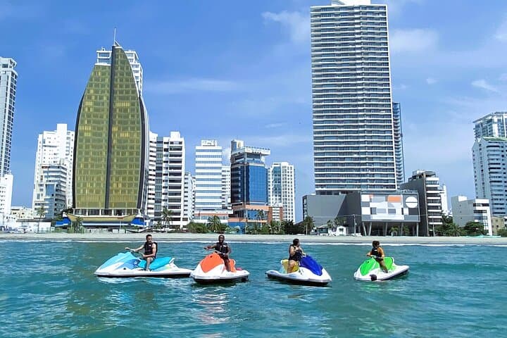 Jet Ski Cartagena: 30- or 60-Minute Caribbean Ride from Bocagrande