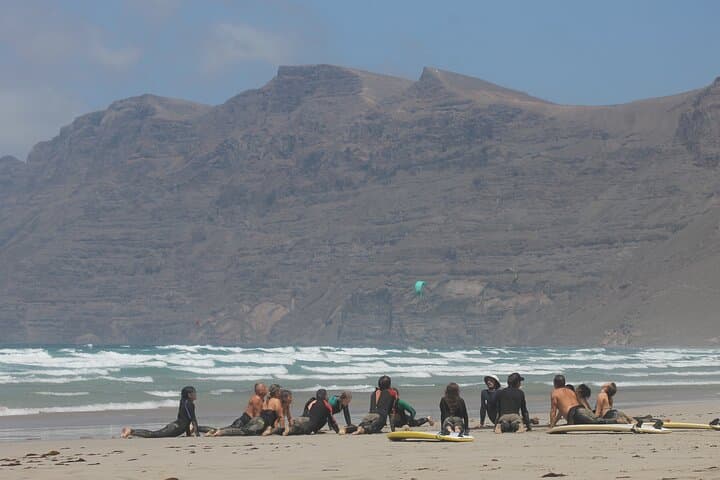 Beginner Surf Lesson at Famara Beach, Lanzarote — Half-Day Surf Experience photo 5