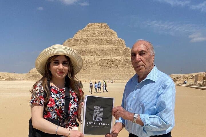 Private Giza Pyramids and Saqqara Tour — All-Inclusive Day Trip from Cairo photo 1