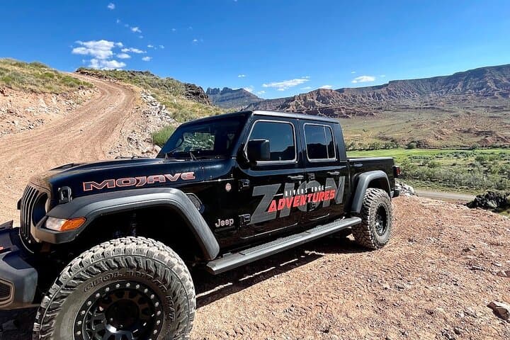 Zion Jeep Tour: Exclusive Cliffside Access to Zion Lava Ridge and West Temple Views photo 4