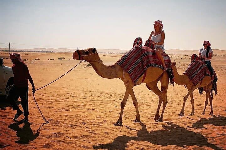 Dubai Private Morning Desert Safari with Camel Ride — Sunrise Dune Bashing & Sandboarding photo 4