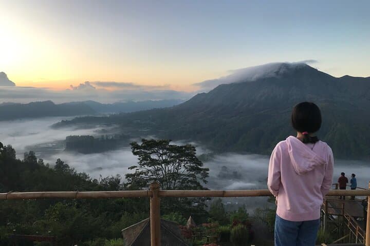 Sunrise at Pinggan and Batur Hot Springs: 6-Hour Morning Tour from Ubud